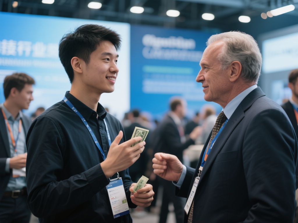 例如，曾有一位从事技术开发的年轻人，通过一次行业大