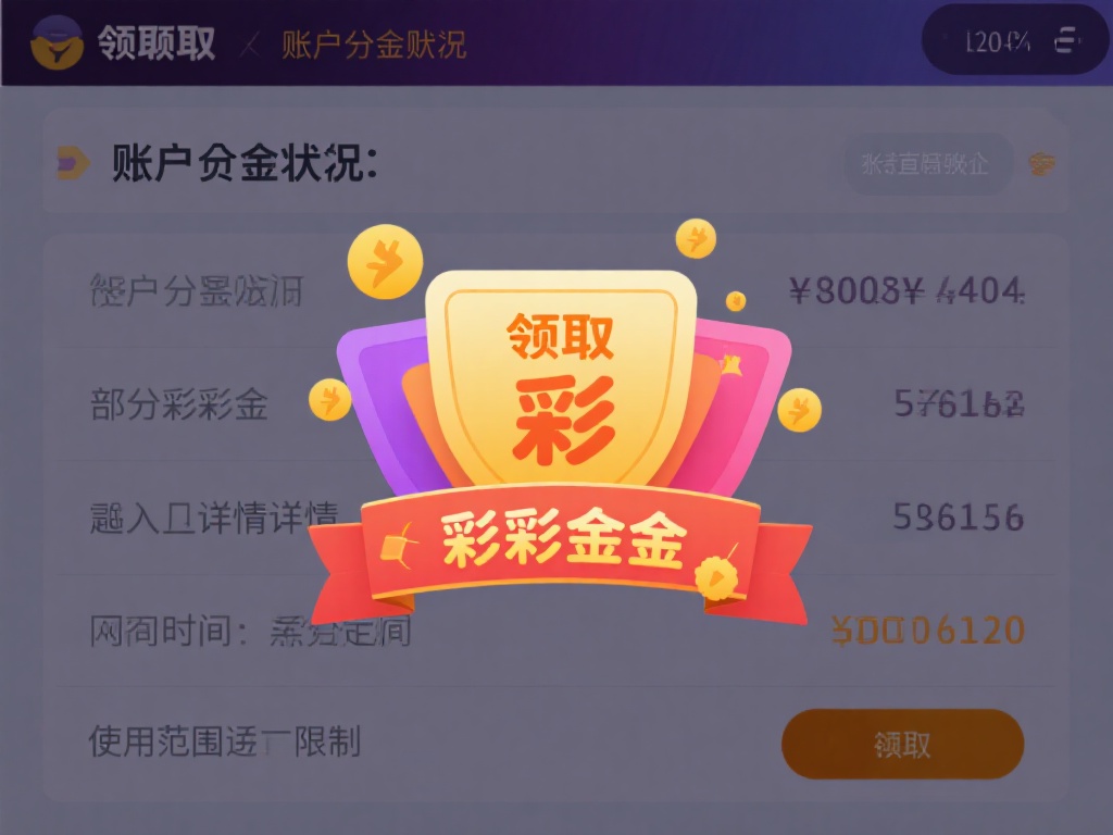 账户资金变化：&nbsp;领取后的彩金会直接显示于账户中，部